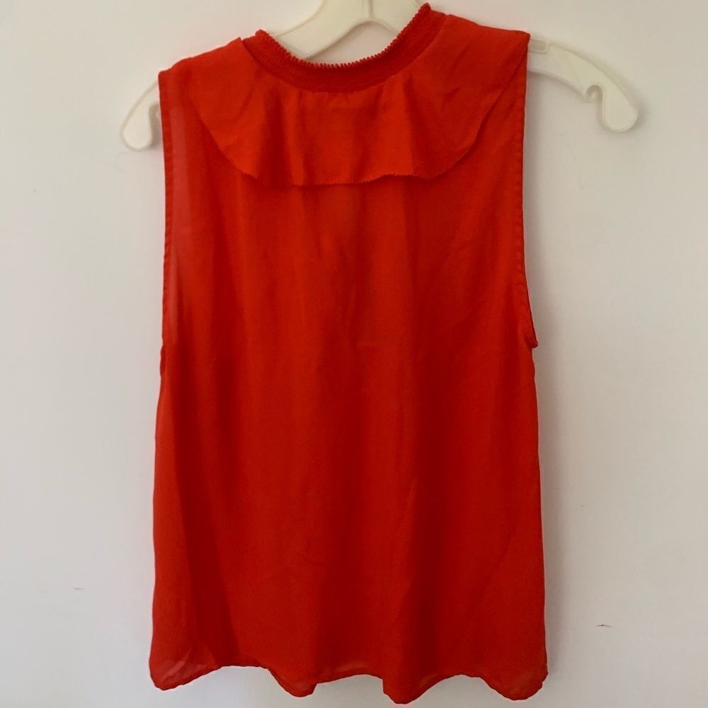 Gap Red Ruffle Sleeveless Tank - Picture 2 of 2